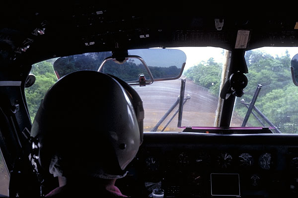 The "Oh shit!" factor when landing on a short, wet muddy runway